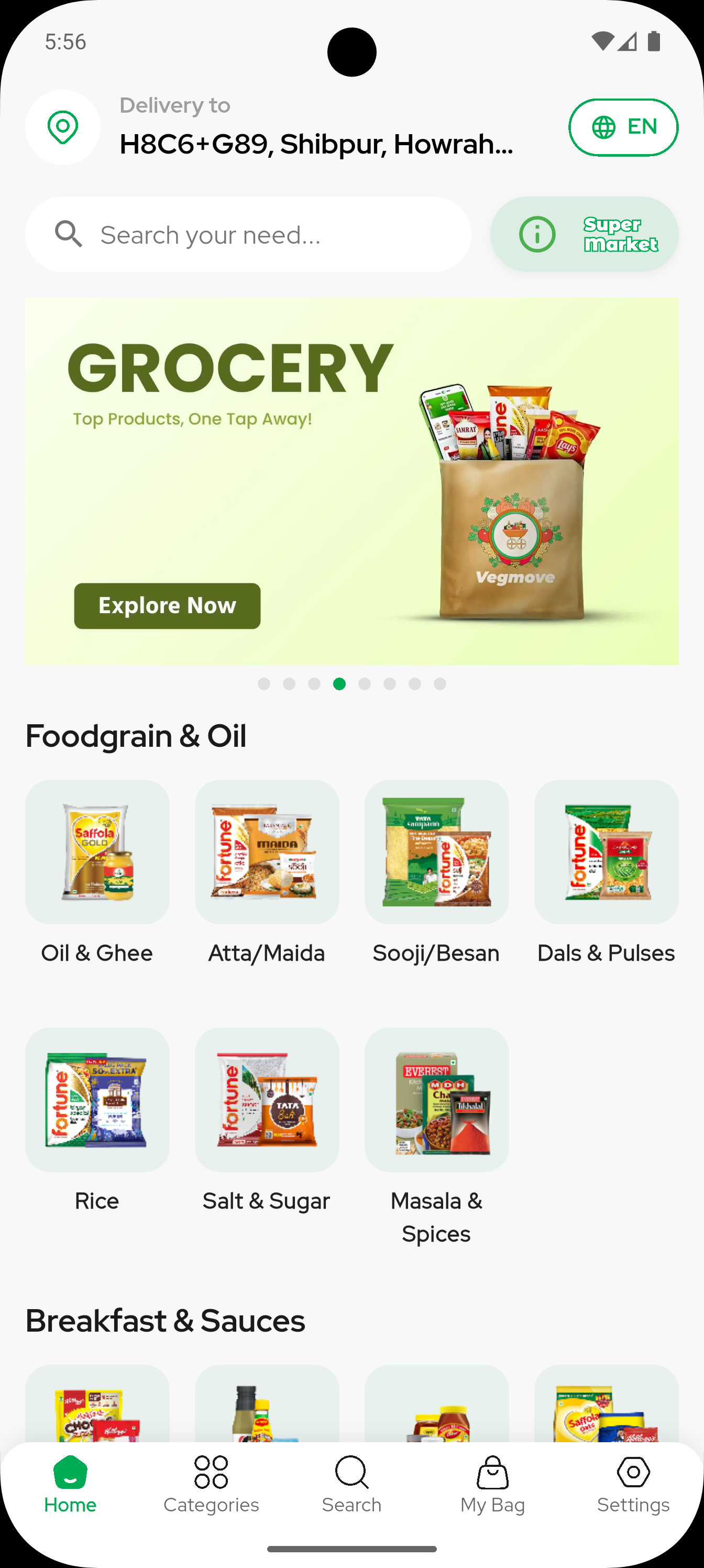 VegMove Mobile App 1